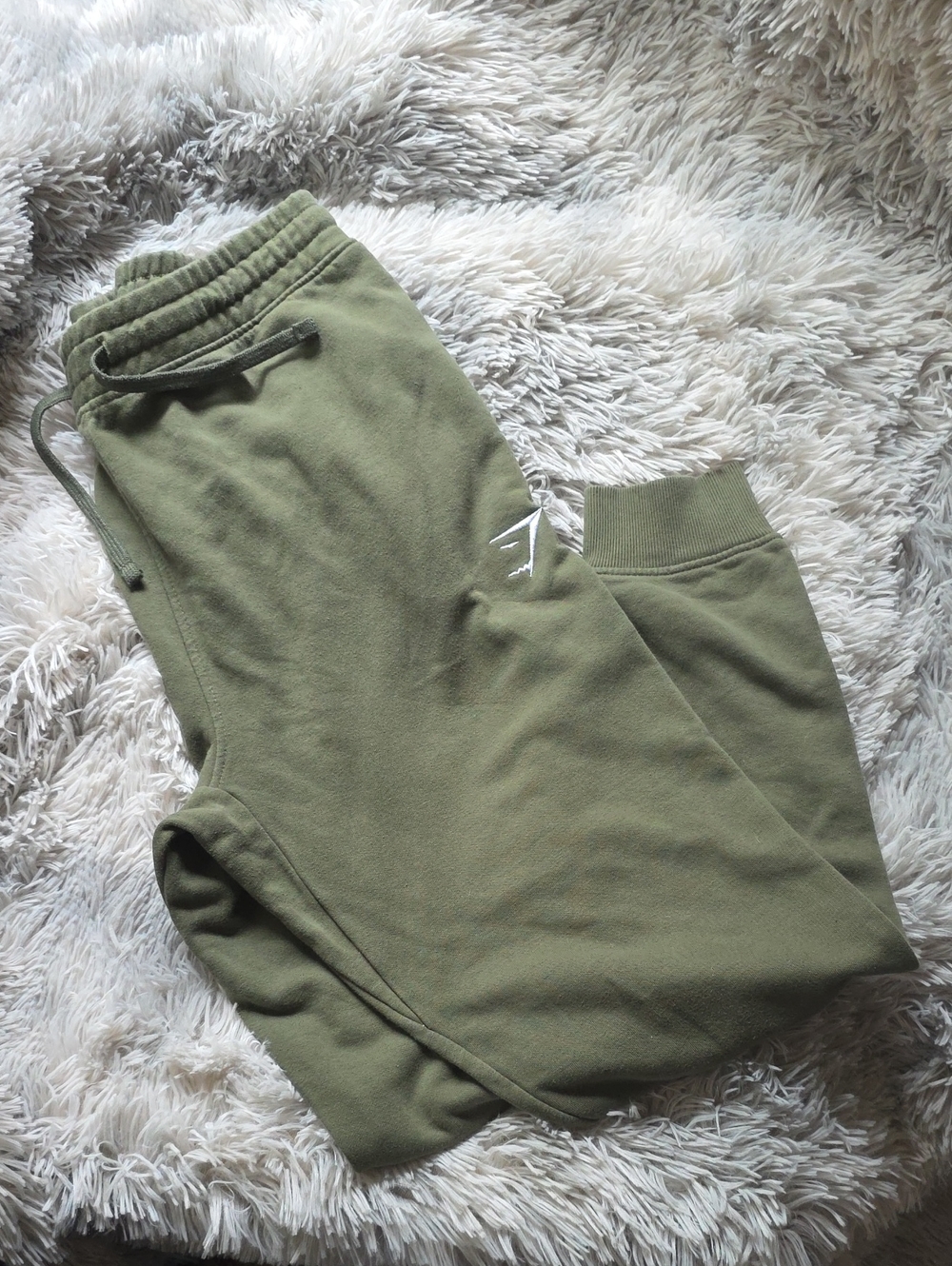 Gymshark Kids Olive Green Jogger Sweatpants